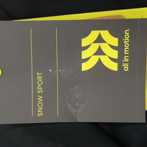 NEW! Kids' Waterproof Snow Ski Bib w/ Clips on Straps - All in Motion, Black - Picture 13 of 16